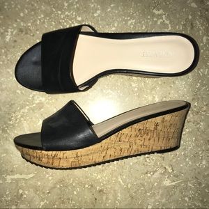 Nine West NWConfetty Slide Sandal Platform Wedge